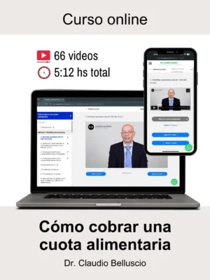 Curso: Cómo cobrar una cuota alimentaria