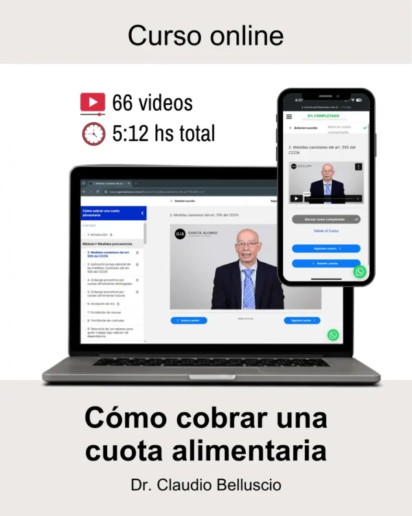 Curso: Cómo cobrar una cuota alimentaria