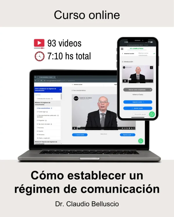 Curso: Cómo establecer un régimen de comunicación