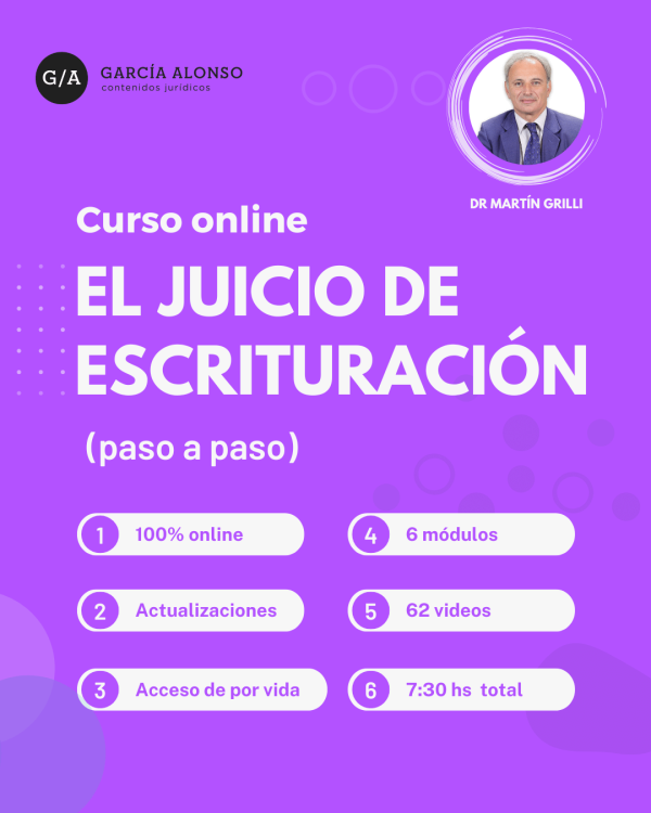 Curso: Juicio de escrituración