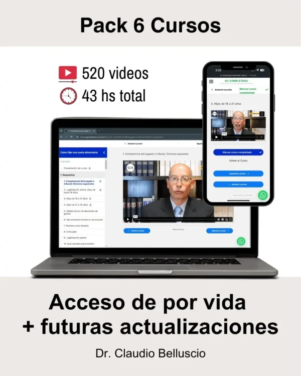 Pack: 6 Cursos Dr. Belluscio