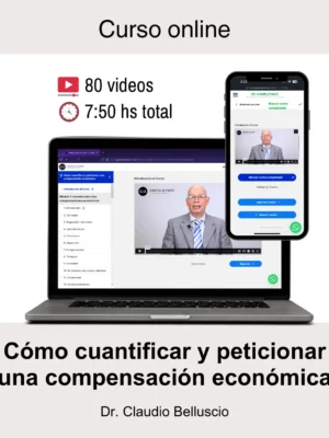 belluscio curso Cómo cuantificar y peticionar una compensación económica​