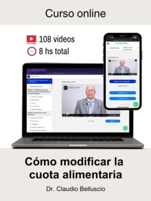 Curso: Cómo modificar la cuota alimentaria
