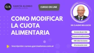 Cómo modificar la cuota alimentaria
